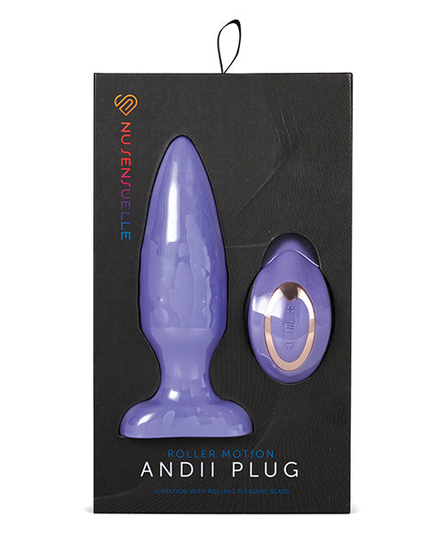 Andii Rechargeable Silicone Plug with Roller Motion