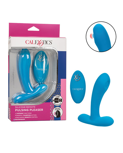 Silicone Pulsing Pleaser w/Remote