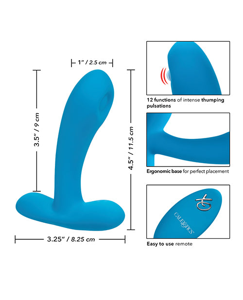 Silicone Pulsing Pleaser w/Remote