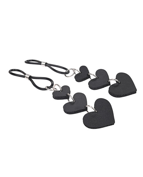 S & M Heart Nipple Ties