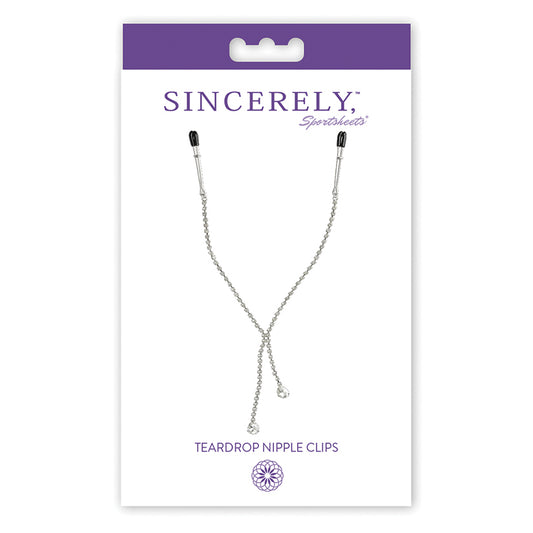 Diamond Tear Drop Nipple Clips
