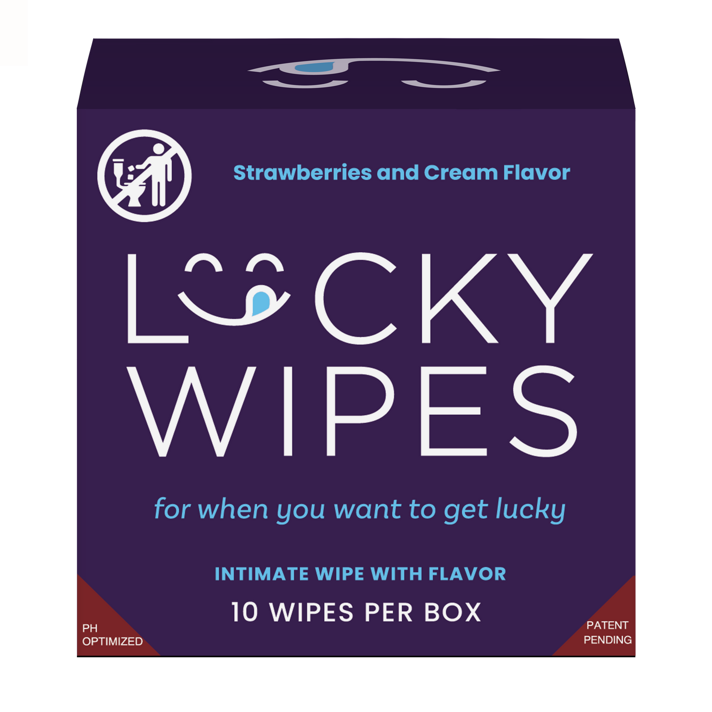 Strawberries and Cream Flavored Men's Wipes