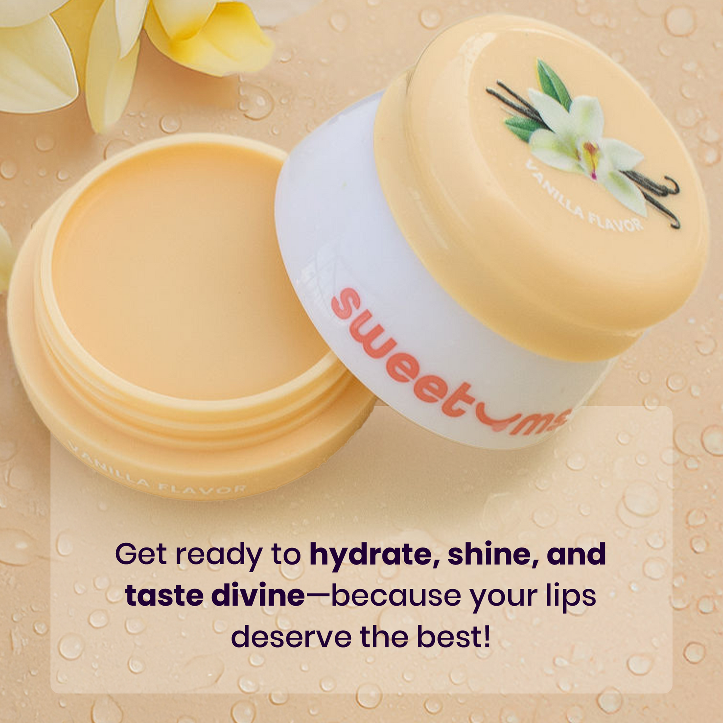 Sweetums Vanilla Flavored Lip Balm