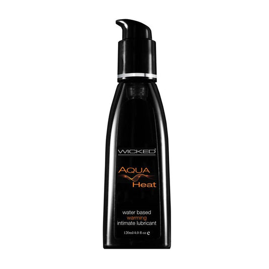 Wicked Aqua Heat Warming Water Based Lubricant - 4 oz