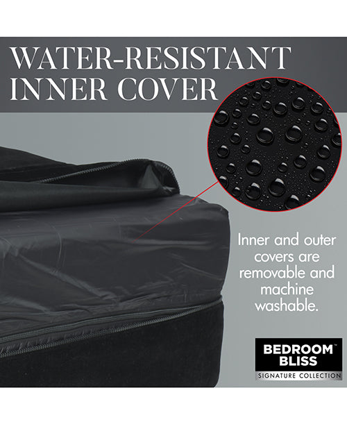 Bedroom Bliss Bondage Love Couch Foam - Black