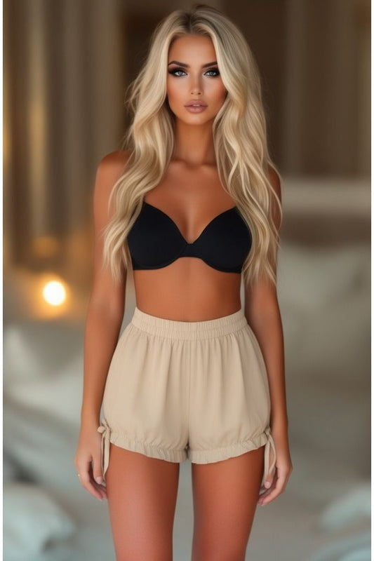 Beige Crepe Bloomers - Daisy Corsets
