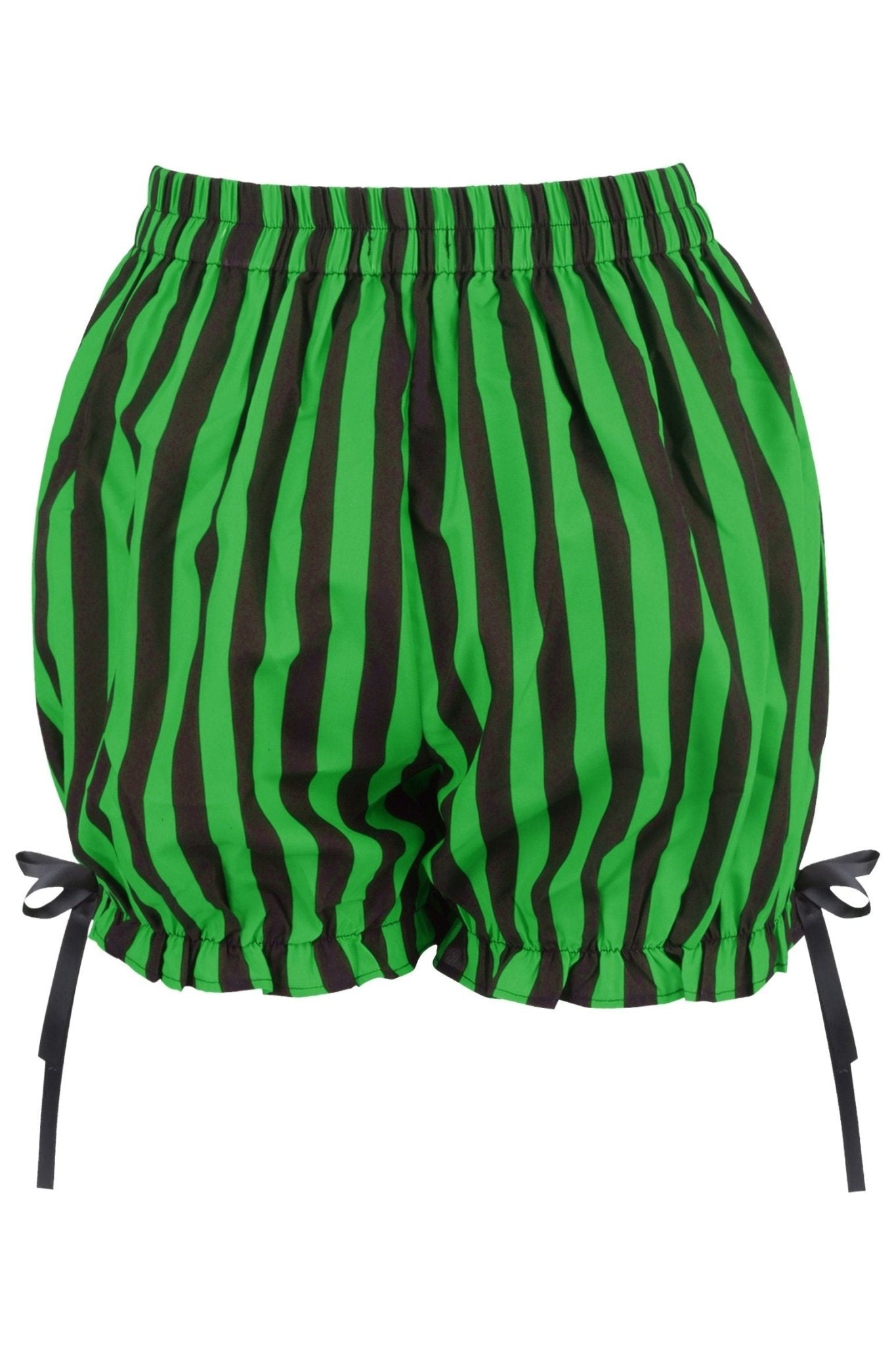 Black/Green Striped Bloomers - Daisy Corsets