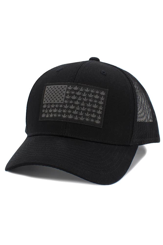 FLAG Patch Mesh Back American Flag Baseball Cap