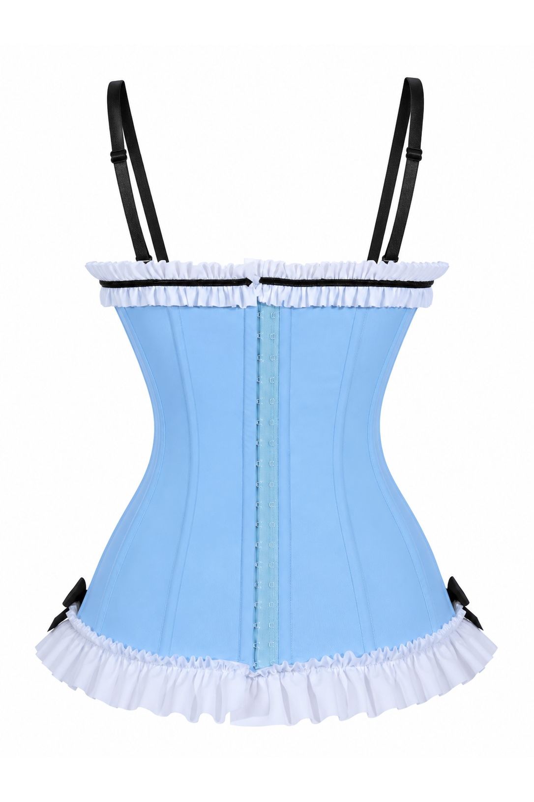 Enchanted Tea Party Blue Corset Bustier | Women's Fairy Tale Corset - Daisy Corsets