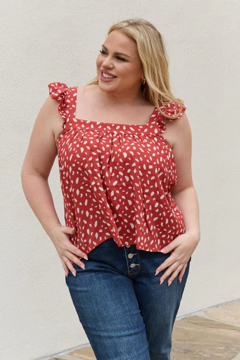 Be Stage Full Size Woven Top
