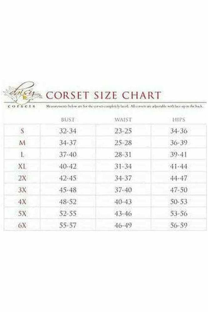 Lavish Black Satin Mini Cincher - Daisy Corsets