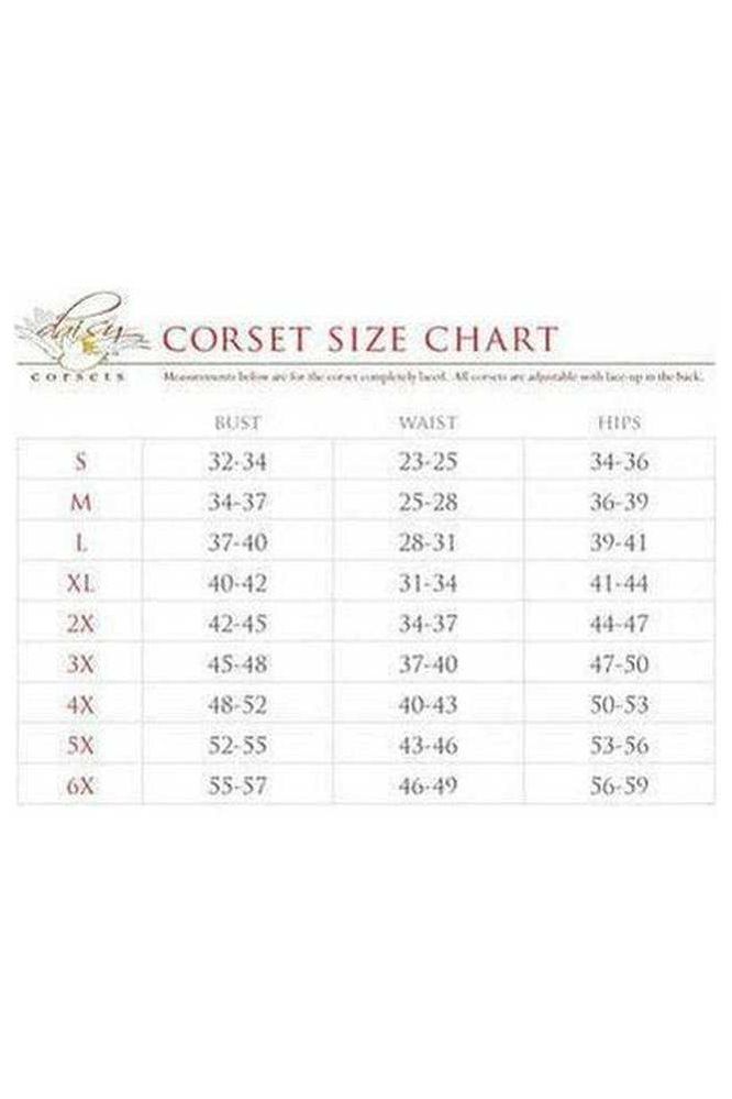 Lavish Lt Blue Eyelet Underwire Bustier Top w/Removable Ruffle Sleeves - Daisy Corsets