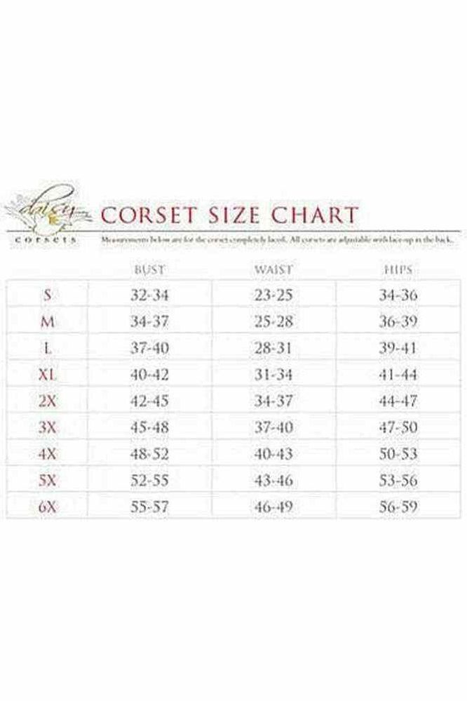Lavish Rainbow PVC Glitter Lace - Up Short Bustier Top - Daisy Corsets