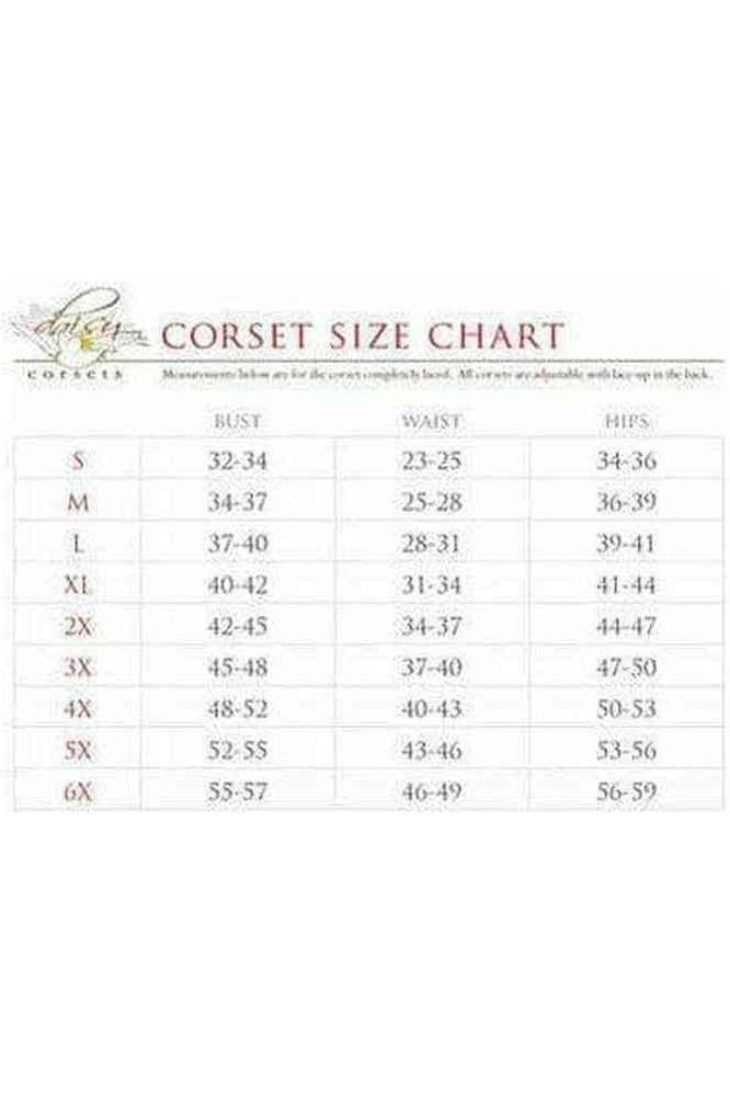 Lavish Red Lace Underwire Short Bustier - Daisy Corsets