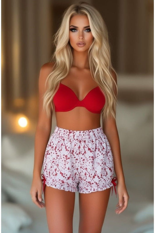 LIMITED EDITION Blood Splatter Crepe Bloomers - Daisy Corsets