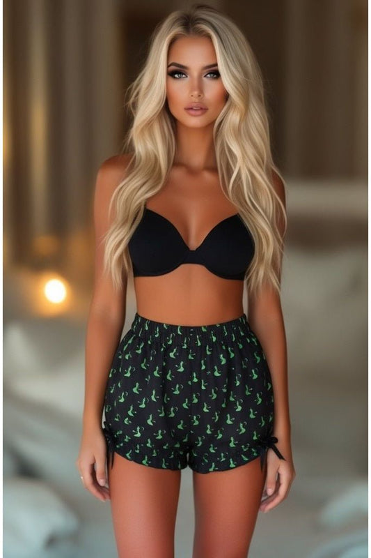 LIMITED EDITION Green Witches Crepe Bloomers - Daisy Corsets