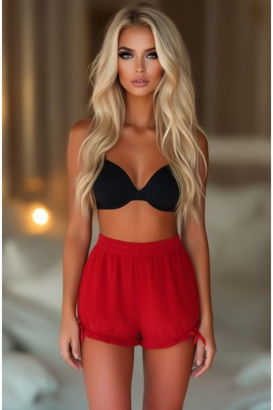 LIMITED EDITION Red Velvet Bloomers - Daisy Corsets