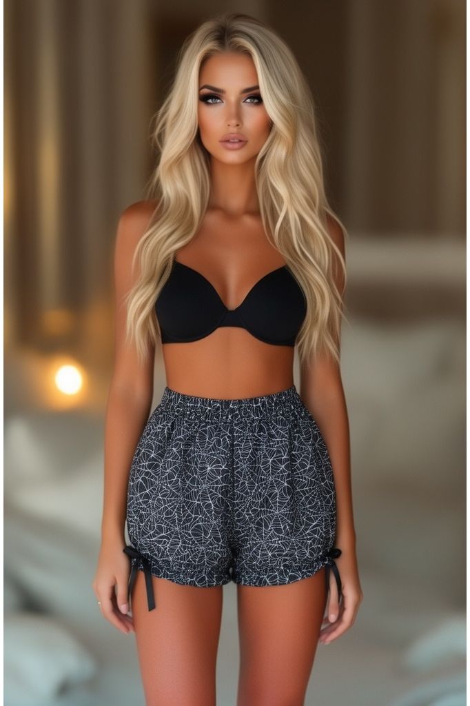 LIMITED EDITION Spiderweb Print Bloomers - Daisy Corsets