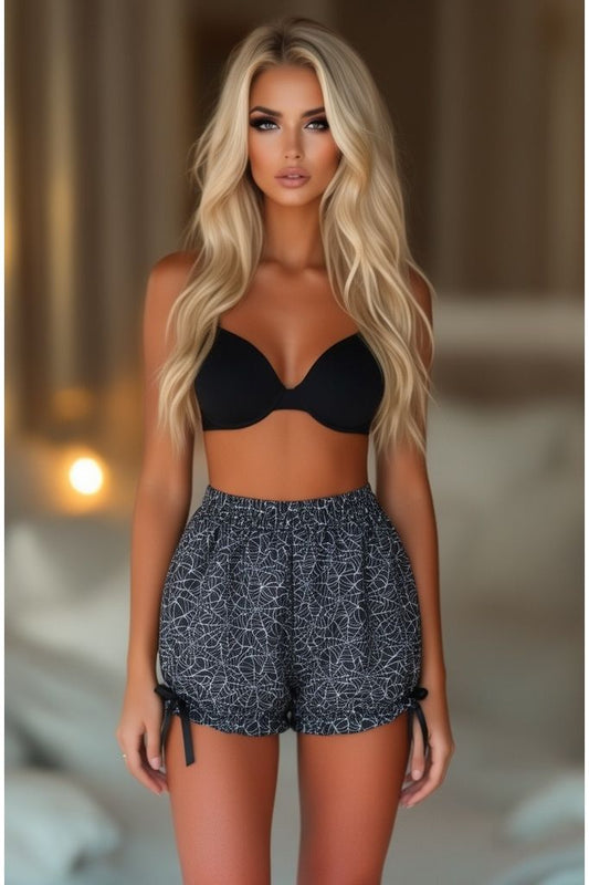 LIMITED EDITION Spiderweb Print Bloomers - Daisy Corsets