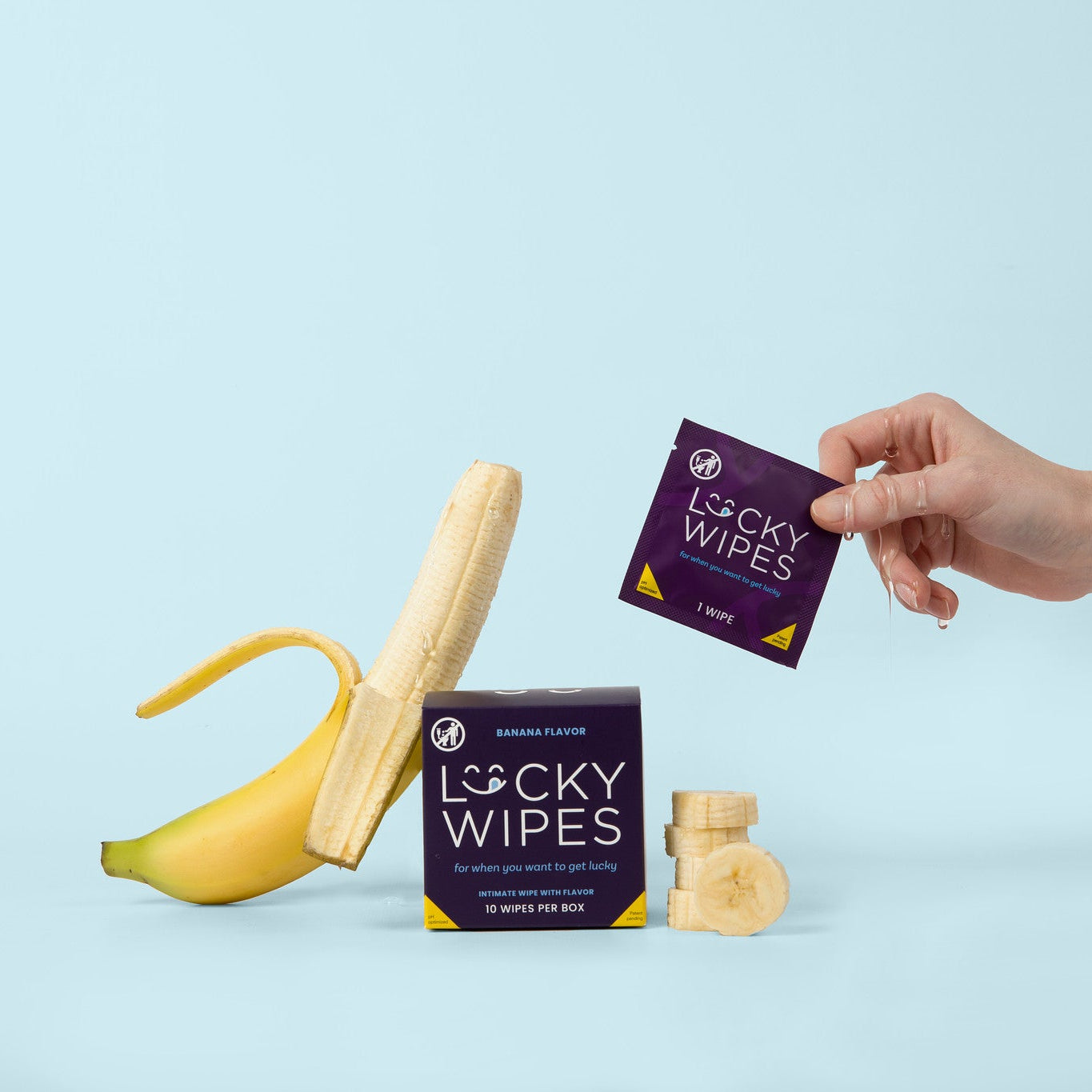Banana Flavored Lucky Wipes For Men