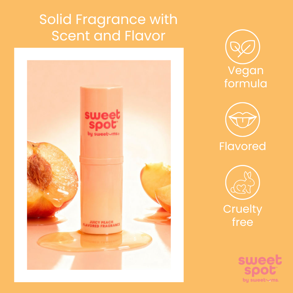 Juicy Peach Flavored Solid Fragrance Stick