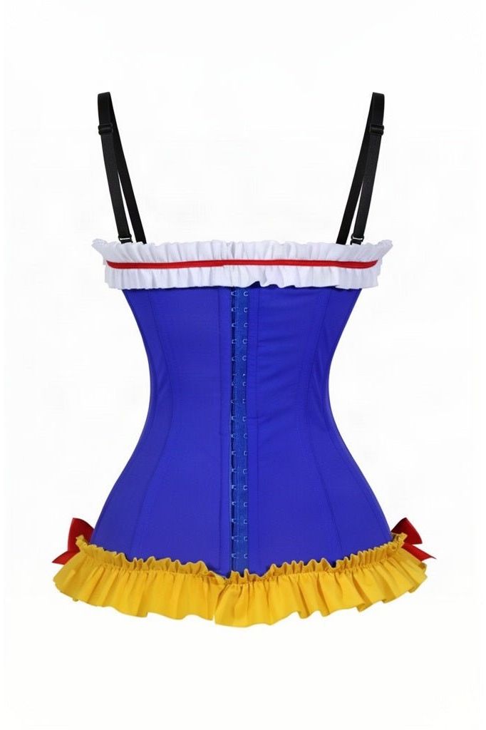 Poison Apple Princess Corset Top | Blue Stretch Lycra Costume - Daisy Corsets