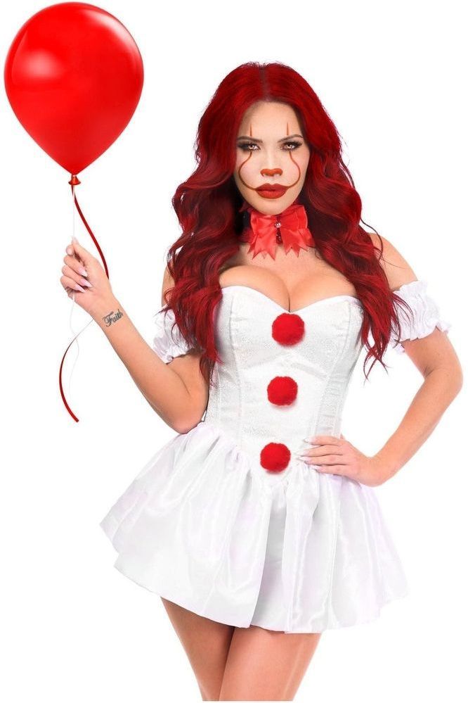 Top Drawer 3 PC Killer Clown Corset Costume - Daisy Corsets