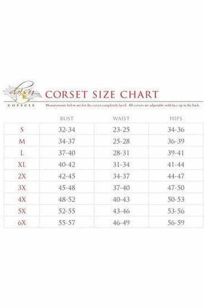 Top Drawer 4 PC Sequin Cop Corset Costume - Daisy Corsets