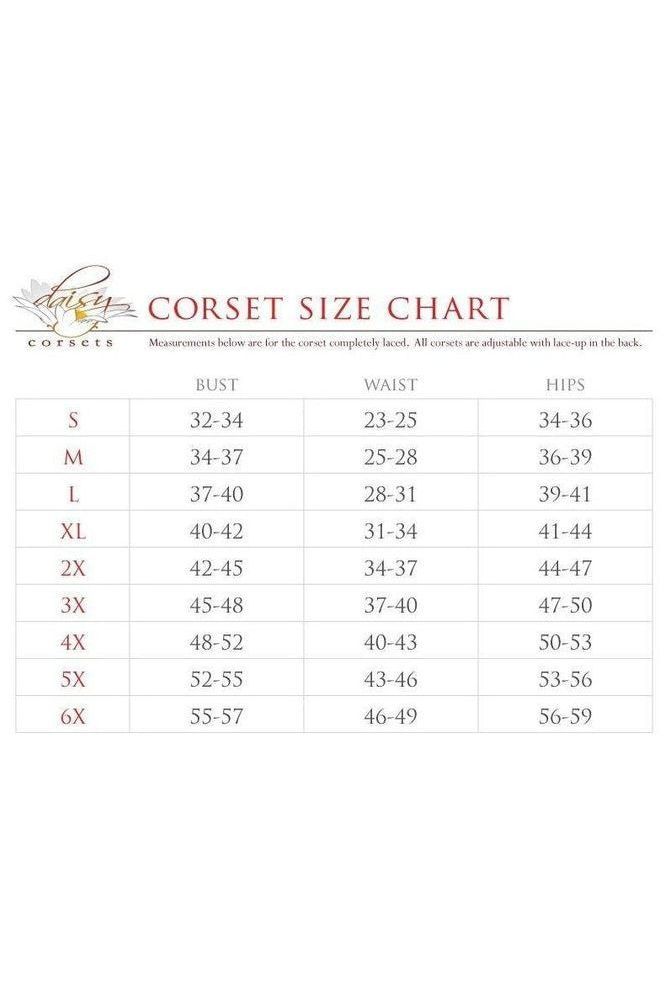 Top Drawer 4 PC White Premium Pirate Corset Costume - Daisy Corsets