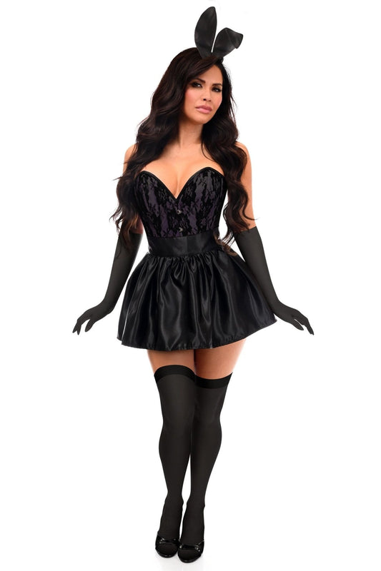 Top Drawer 5 PC Premium Boudoir Bunny Corset Costume - Daisy Corsets