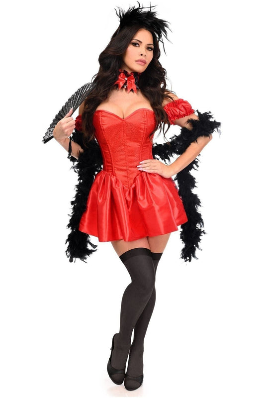 Top Drawer 5 PC Sexy Saloon Girl Corset Dress Costume - Daisy Corsets