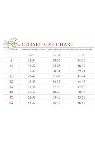Top Drawer 6 PC Sexy Fairytale Red Queen Costume - Daisy Corsets