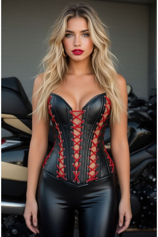 Top Drawer Lace - Up Steel Boned Over Bust Corset - Daisy Corsets