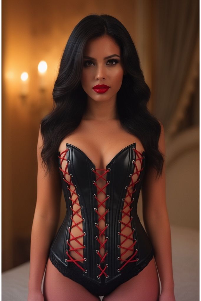 Top Drawer Lace - Up Steel Boned Over Bust Corset - Daisy Corsets