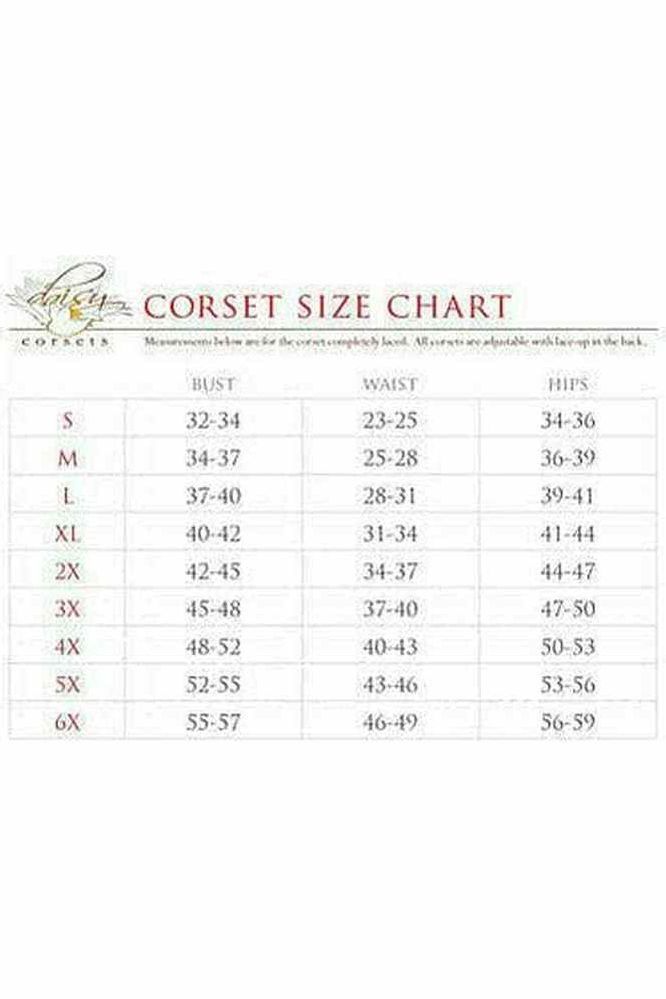Top Drawer White Sheer Lace Steel Boned Corset - Daisy Corsets