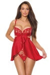 Rouge Nocturne-Babydoll & Thong