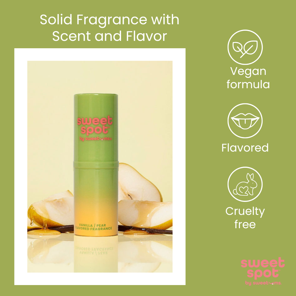 Vanilla Pear Flavored Solid Perfume Stick